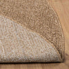 VidaXL Teppiche rund Huarte Natur ø 200 cm Polyester