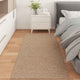 Vidaxx Teppiche Moiré Huarte Natur 150 x 80 cm Polyester