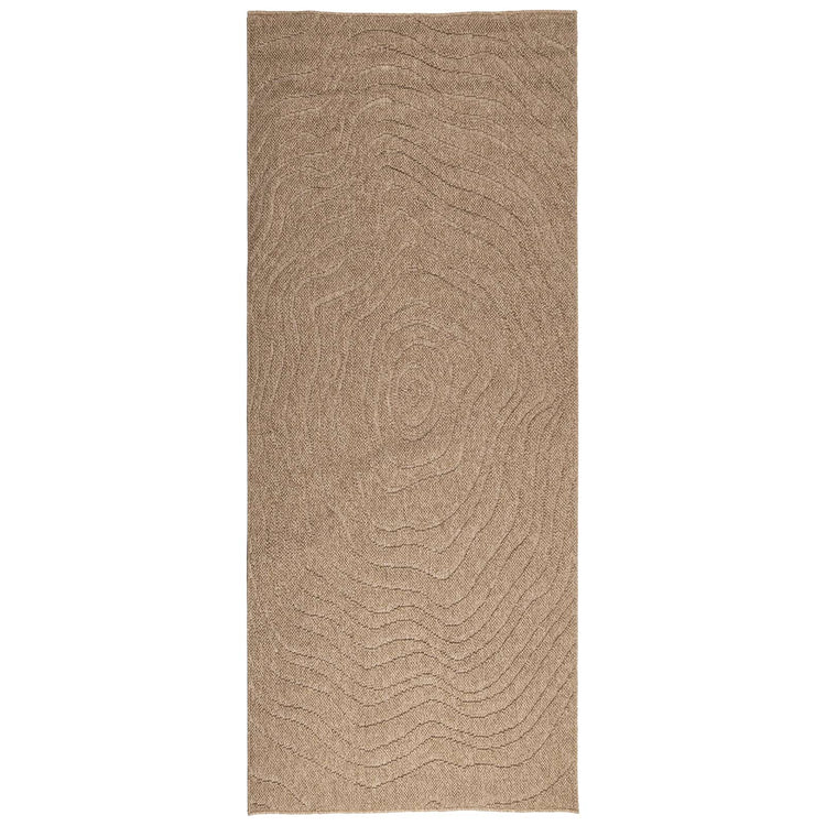 Vidaxx Teppiche Moiré Huarte Natur 150 x 80 cm Polyester