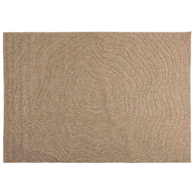 Vidaxx Teppiche Moiré Huarte Natur 170 x 120 cm Polyester