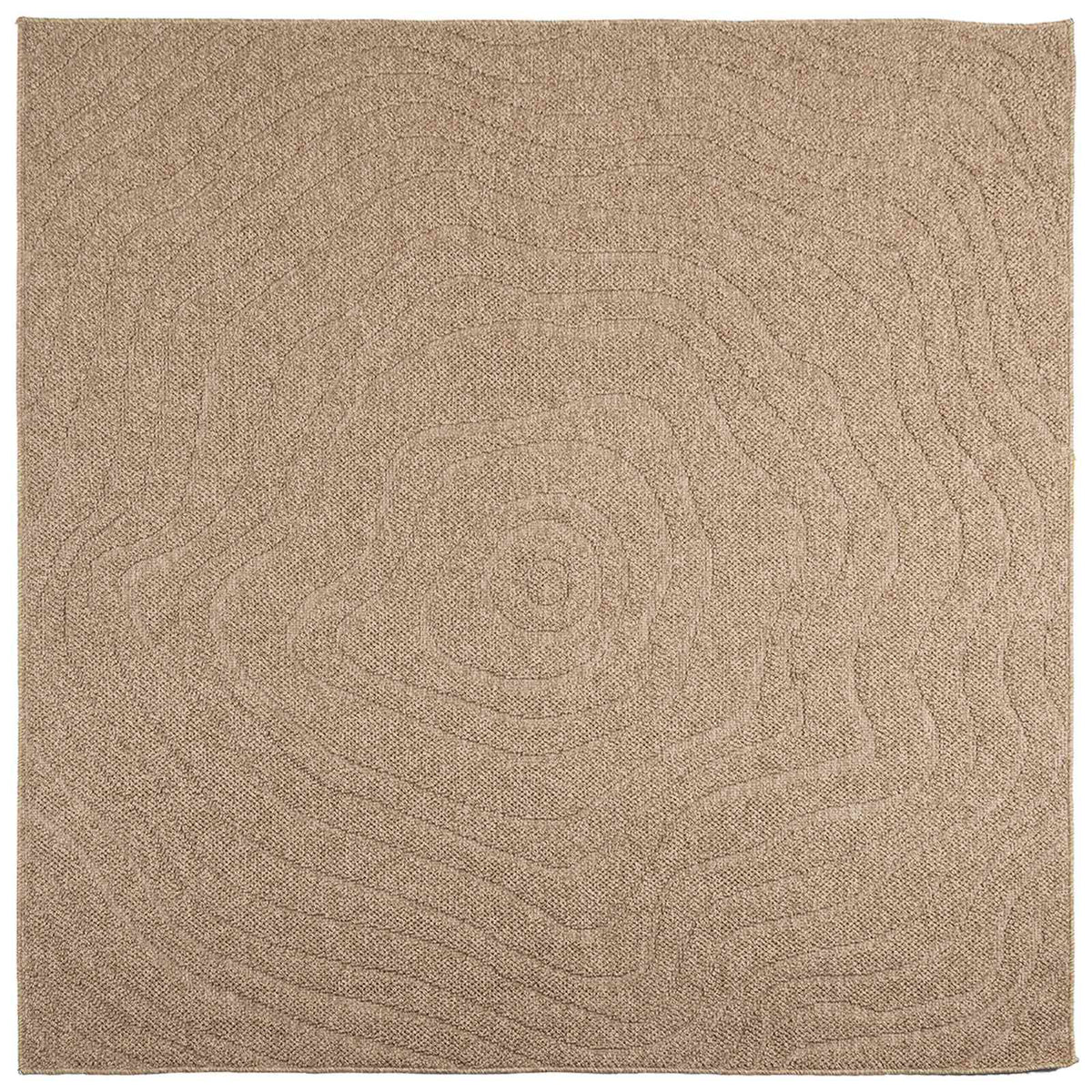 Vidaxx Teppiche Moiré quadratisch Huarte Natur 200 x 200 cm