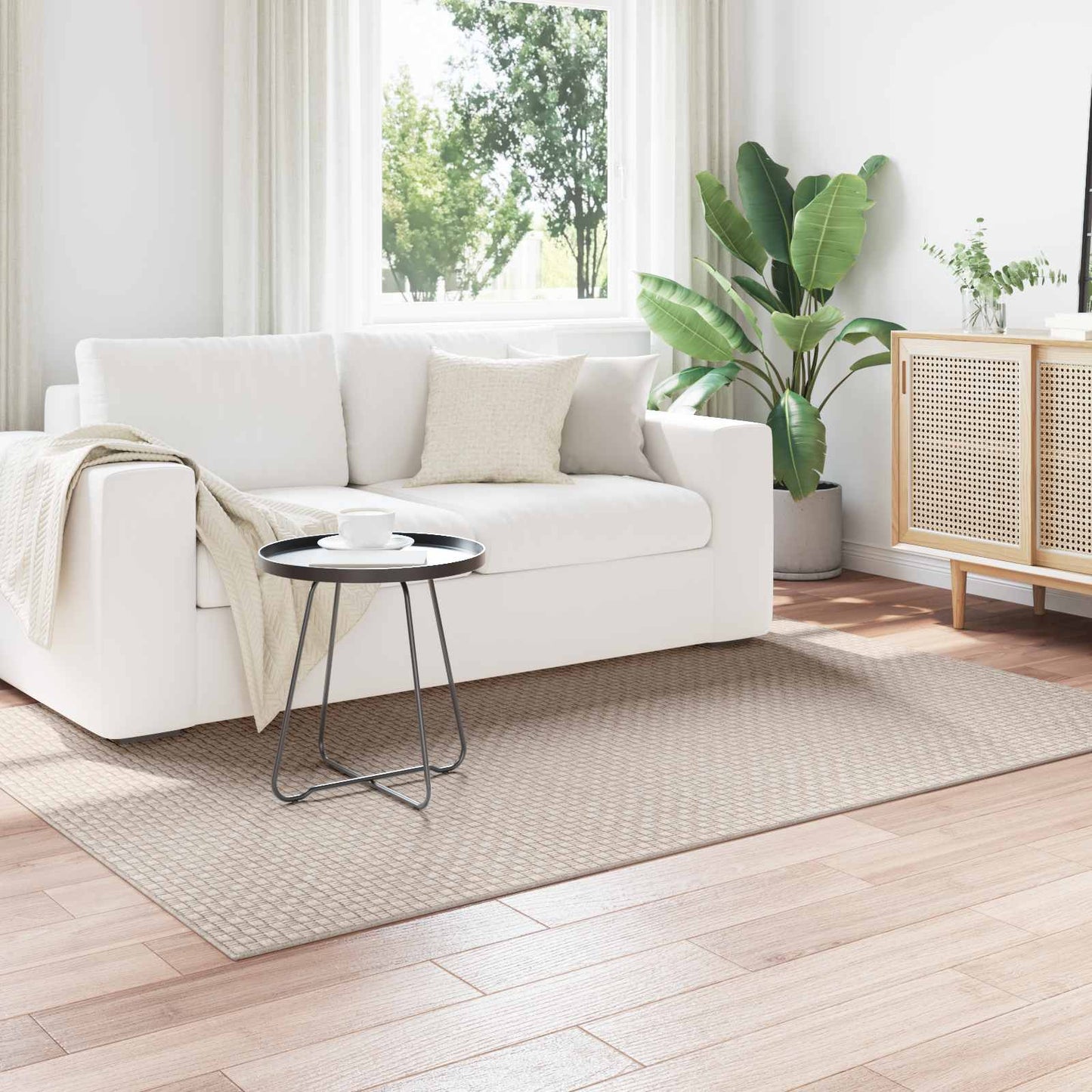 Vidaxx rechteckige Teppiche Huarte Creme 230 x 160 cm Polyester