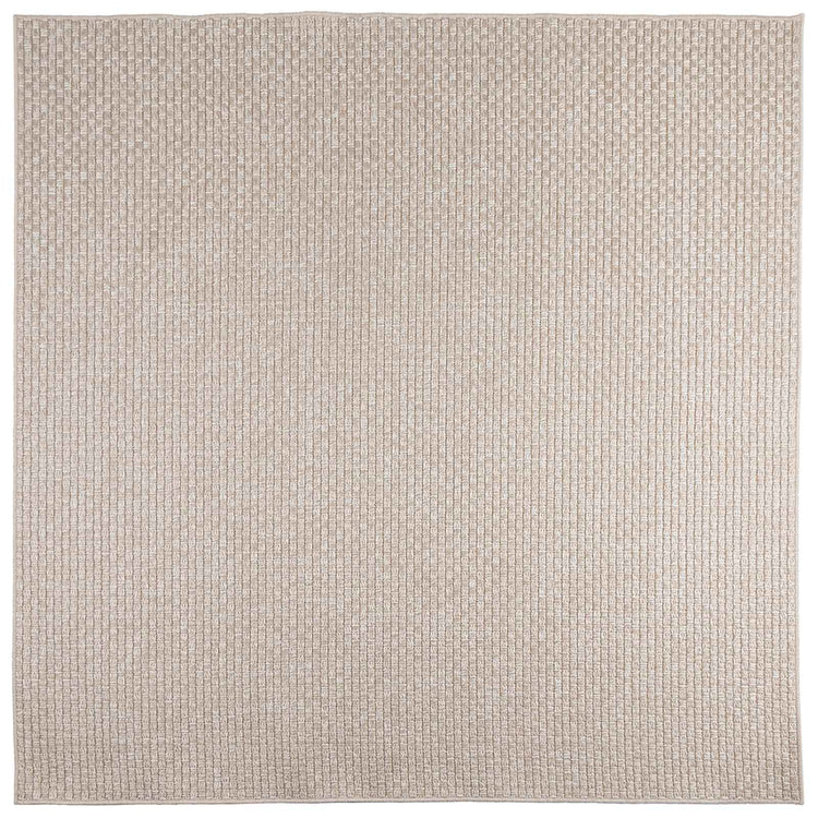 Vidaxx Teppiche quadratisch Huarte Creme 120 x 120 cm Polyester