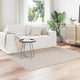 Vidaxx Teppiche quadratisch Huarte Creme 200 x 200 cm Polyester
