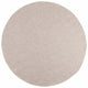 VidaXL Teppiche rund Huarte Creme ø 160 cm Polyester