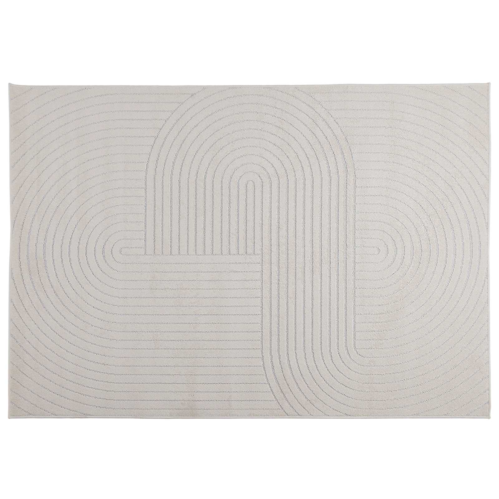 VidaXL Teppiche rechteckig Huarte Creme 170 x 120 cm Polyester