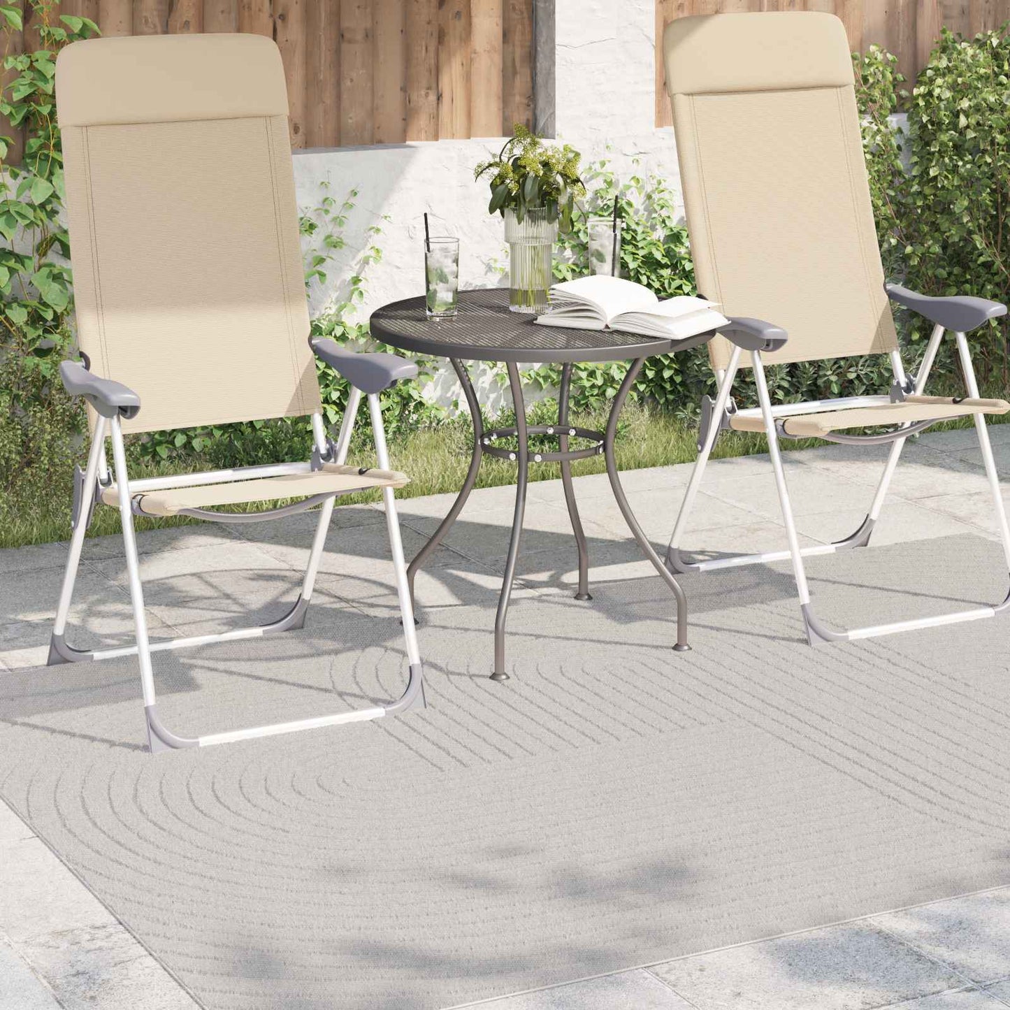 Vidaxx Teppiche rechteckig Huarte Creme 200 x 140 cm Polyester