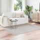 Vidaxx Teppiche quadratisch Huarte Creme 200 x 200 cm Polyester