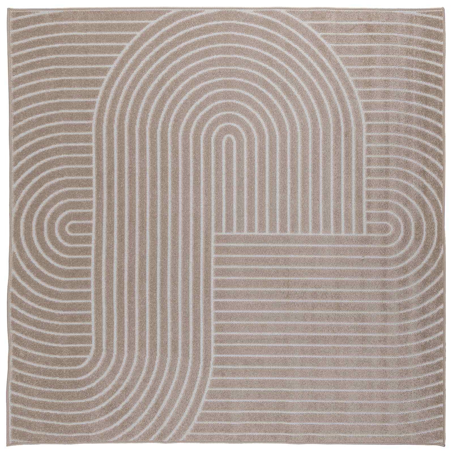 Vidaxx Teppiche quadratisch huarte beige 120 x 120 cm Polyester
