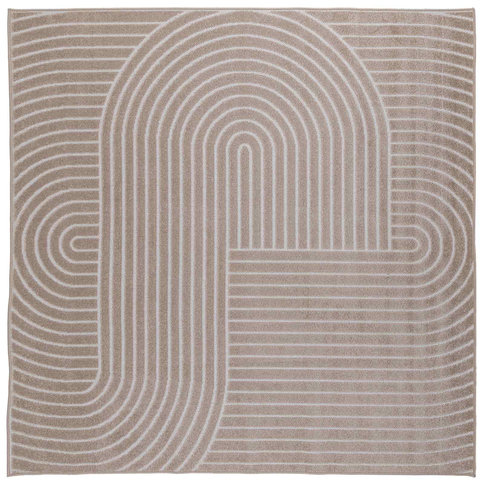 Vidaxx Teppiche quadratisch huarte beige 120 x 120 cm Polyester