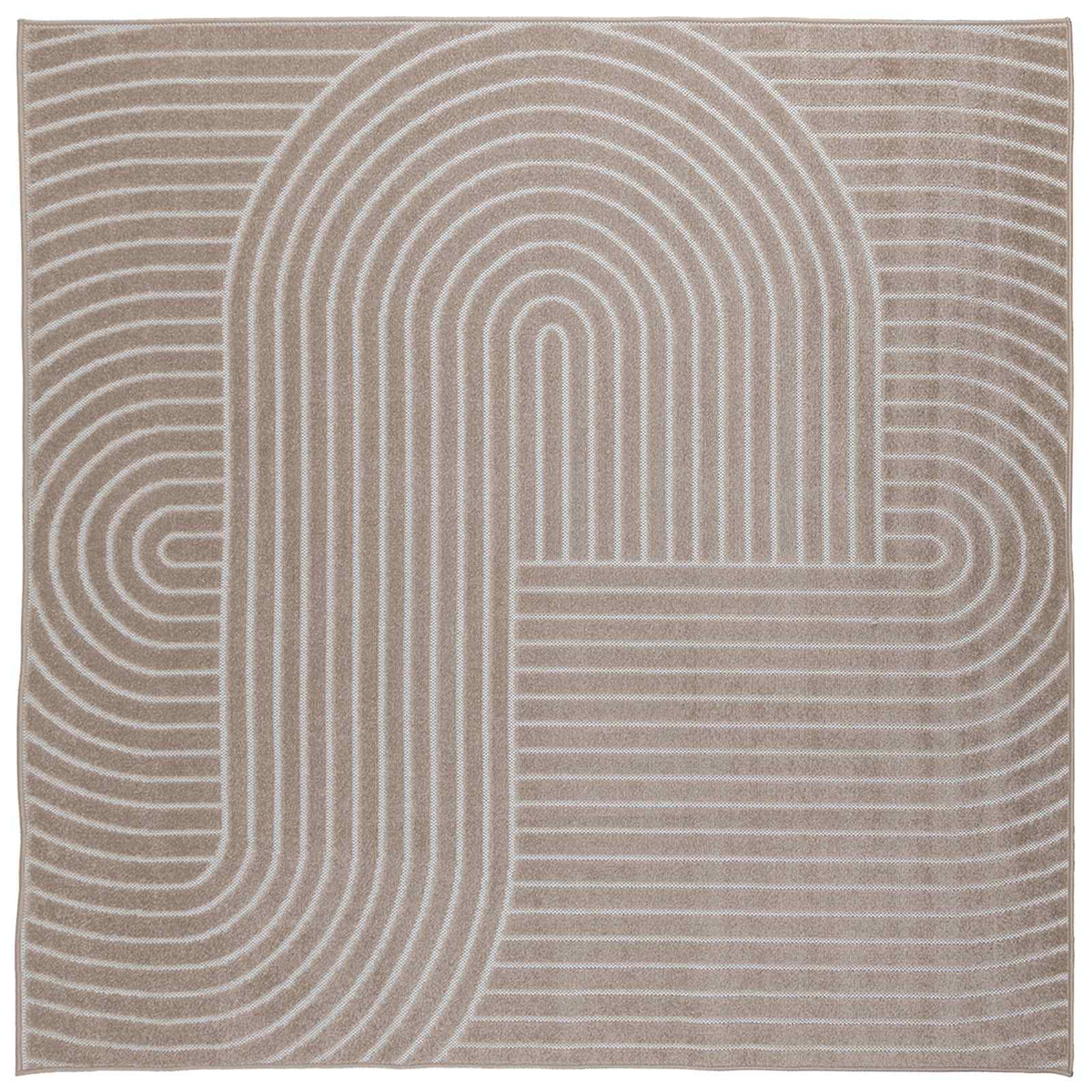 Vidaxx Teppiche quadratisch huarte beige 200 x 200 cm Polyester