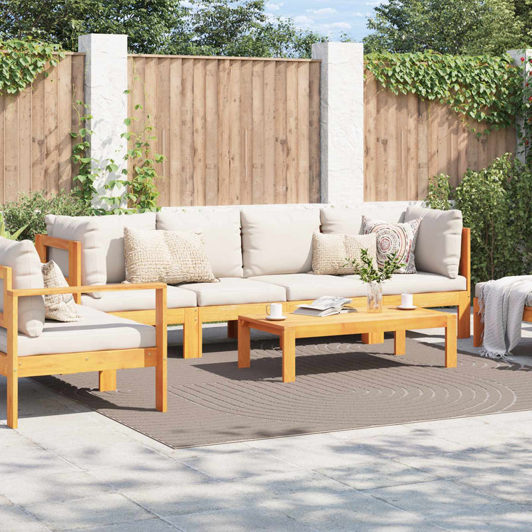 Vidaxx Teppiche quadratisch huarte beige 240 x 240 cm Polyester