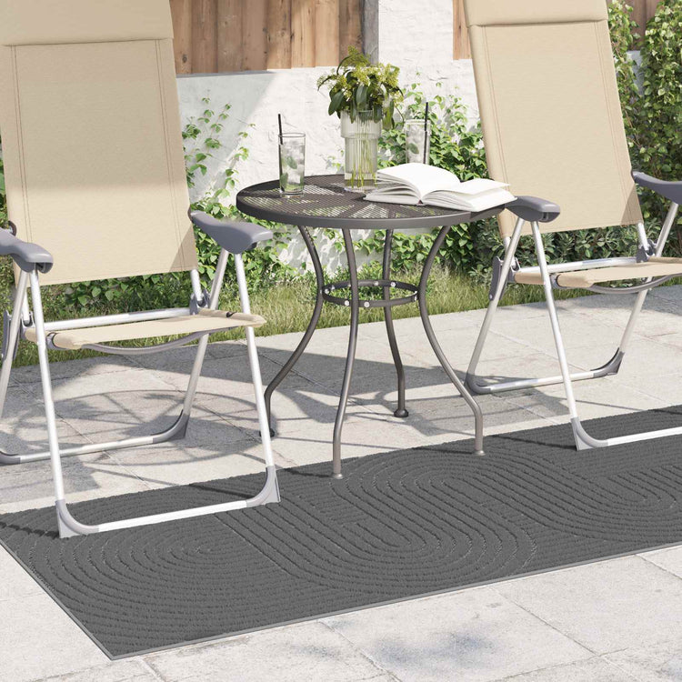 VidaXL Teppiche rechteckig Huarte Anthrazit 200 x 80 cm Polyester