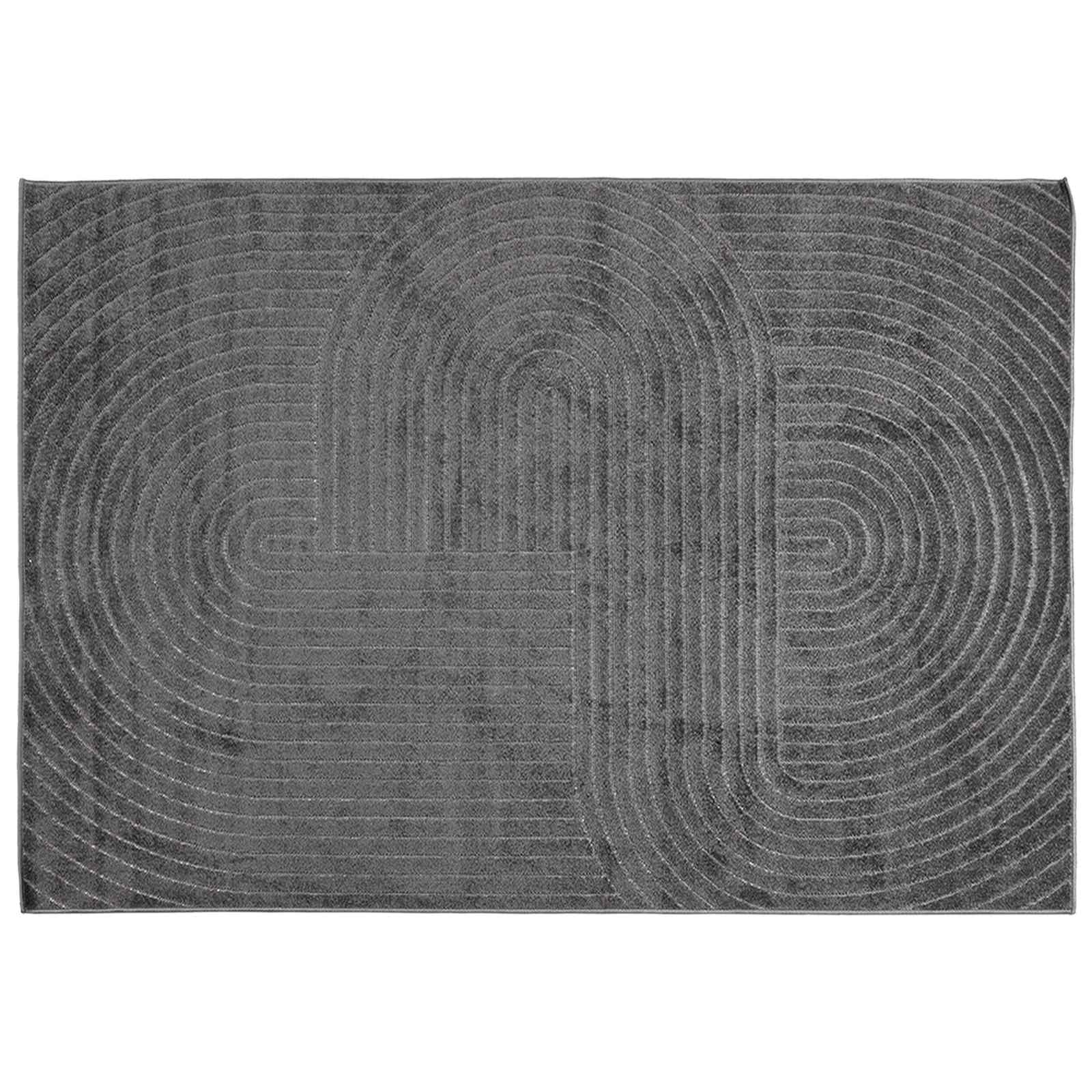 VidaXL Teppiche rechteckig Huarte Anthrazit 230 x 160 cm Polyester