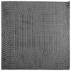 Vidaxx Teppiche quadratisch Huarte Anthrazit 120 x 120 cm Polyester