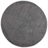 Vidaxl Teppiche rund Huarte Anthrazit ø 120 cm Polyester