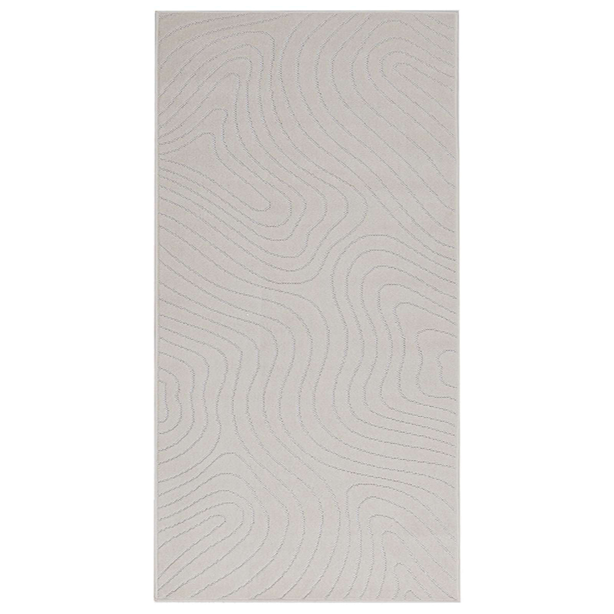 Vidaxx Teppiche rechteckig Huarte Creme 150 x 80 cm Polyester