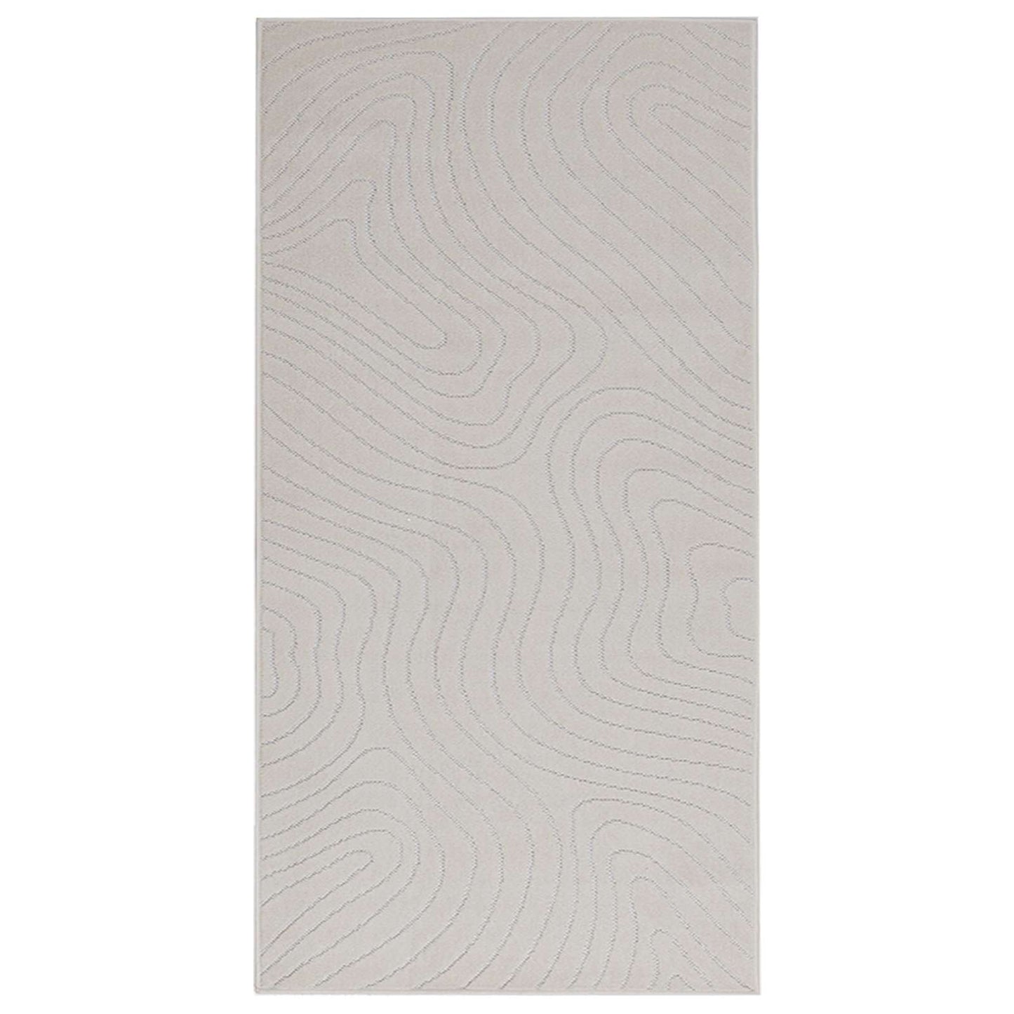 Vidaxx rechteckige Teppiche Huarte Creme 200 x 80 cm Polyester