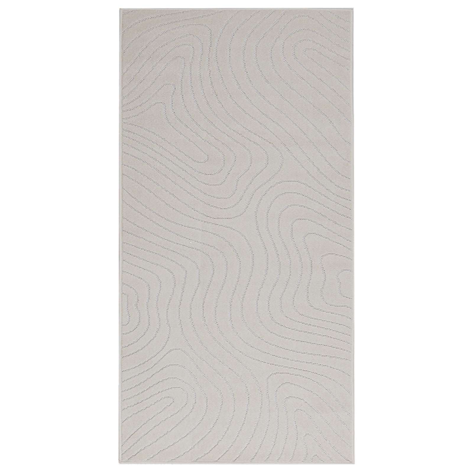 Vidaxx rechteckige Teppiche Huarte Creme 200 x 80 cm Polyester