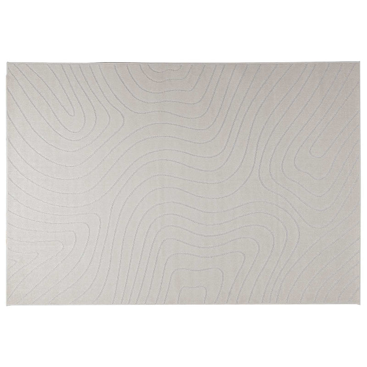 Vidaxx rechteckige Teppiche Huarte Creme 230 x 160 cm Polyester