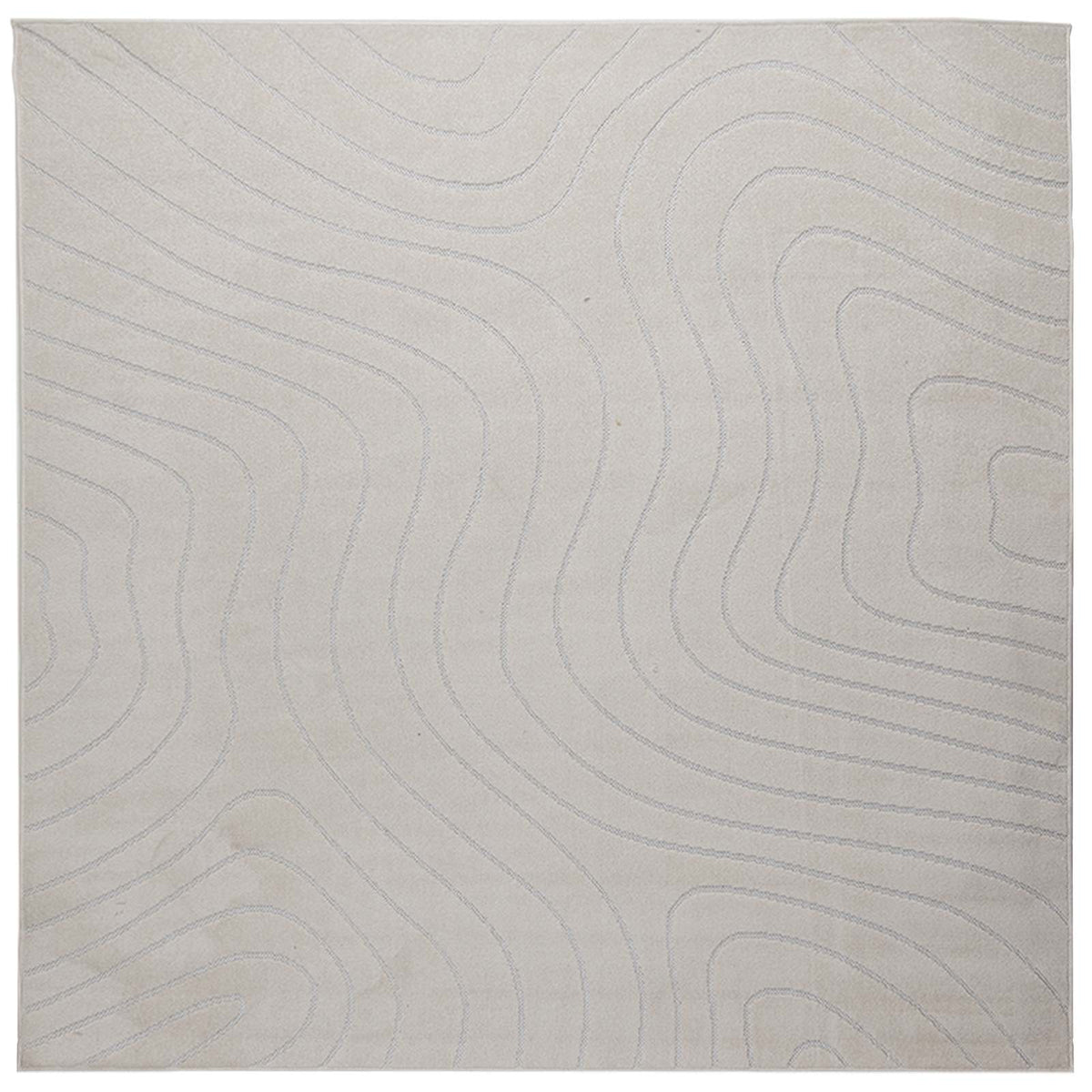 Vidaxx Teppiche quadratisch Huarte Creme 200 x 200 cm Polyester