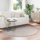 VidaXL Teppiche rund Huarte Creme ø 200 cm Polyester