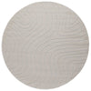 VidaXL Teppiche rund Huarte Creme ø 200 cm Polyester