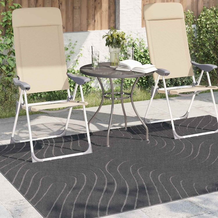 Vidaxx Teppiche rechteckig Huarte Anthrazit 200 x 140 cm Polyester