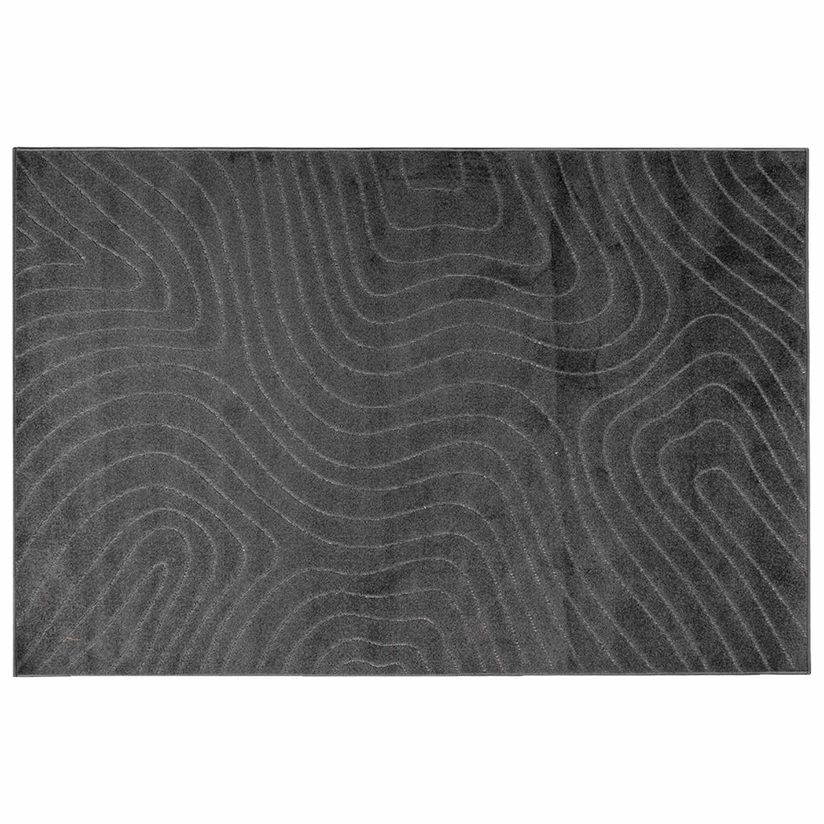 VidaXL Teppiche rechteckig Huarte Anthrazit 340 x 240 cm Polyester
