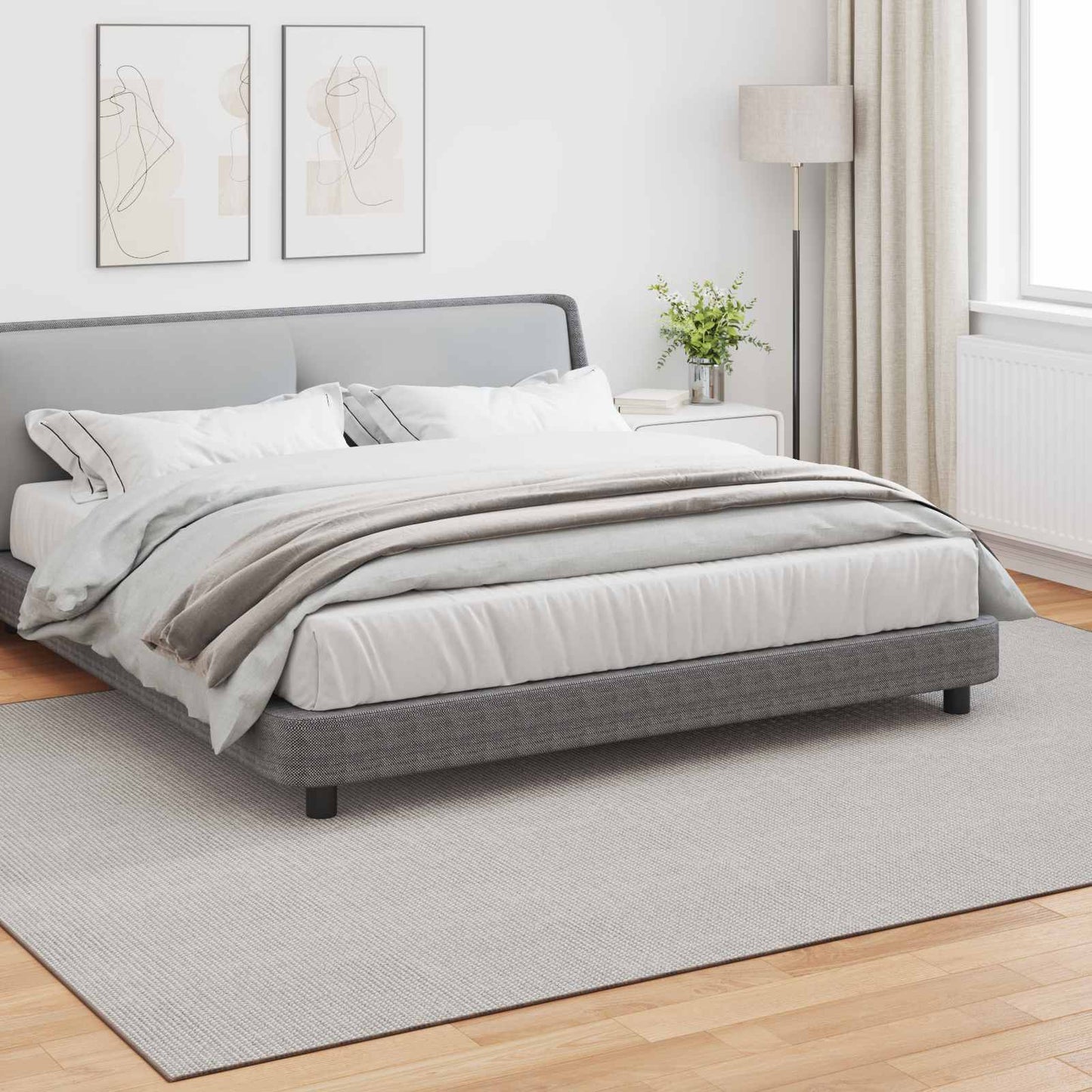Vidaxx rechteckige Teppiche Huarte Creme 340 x 240 cm Polyester