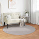 VidaXL Teppiche rund Huarte Creme ø 120 cm Polyester