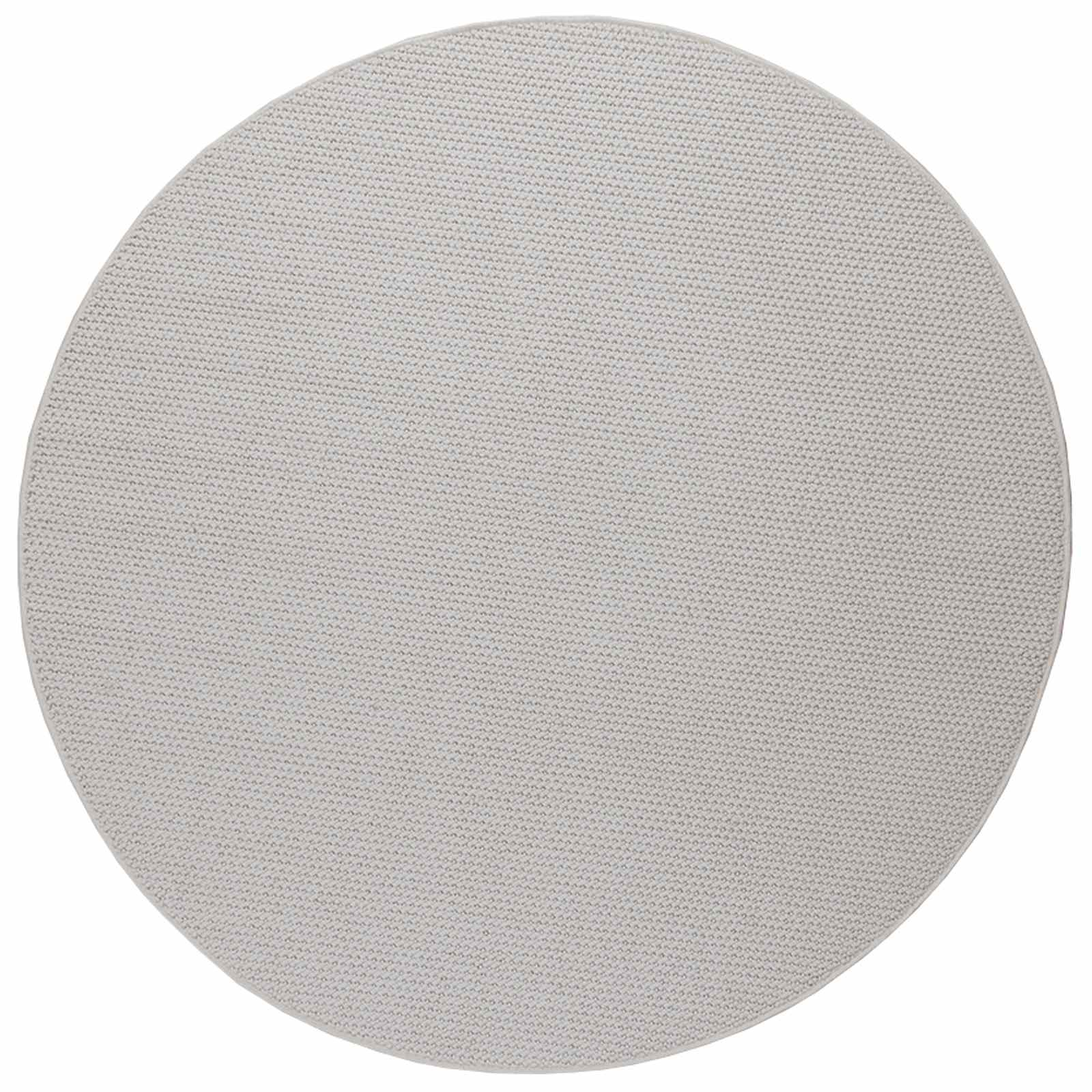 VidaXL Teppiche rund Huarte Creme ø 120 cm Polyester