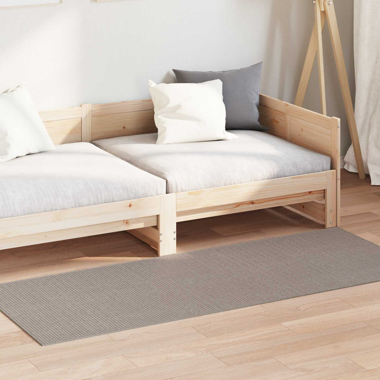 VidaXL Teppiche Huarte Creme und Taupe 200 x 80 cm Polyester