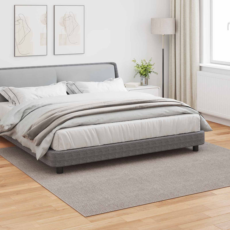 VidaXL Teppiche Huarte Creme und Taupe 240 x 240 cm Polyester