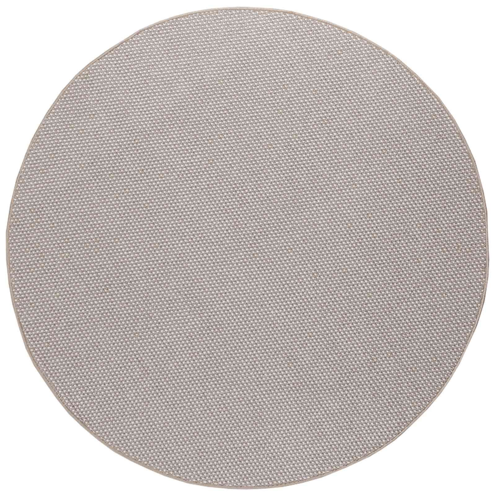 Vidaxl Teppiche rund Huarte Creme und Taupe ø 200 cm Polyester