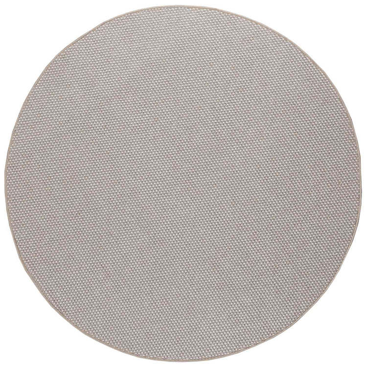 Vidaxl Teppiche rund Huarte Creme und Taupe ø 200 cm Polyester