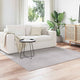VidaXL Teppiche Huarte Creme und Grau 200 x 200 cm Polyester