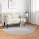 Vidaxl Teppiche rund Huarte Creme und Grau ø 120 cm Polyester