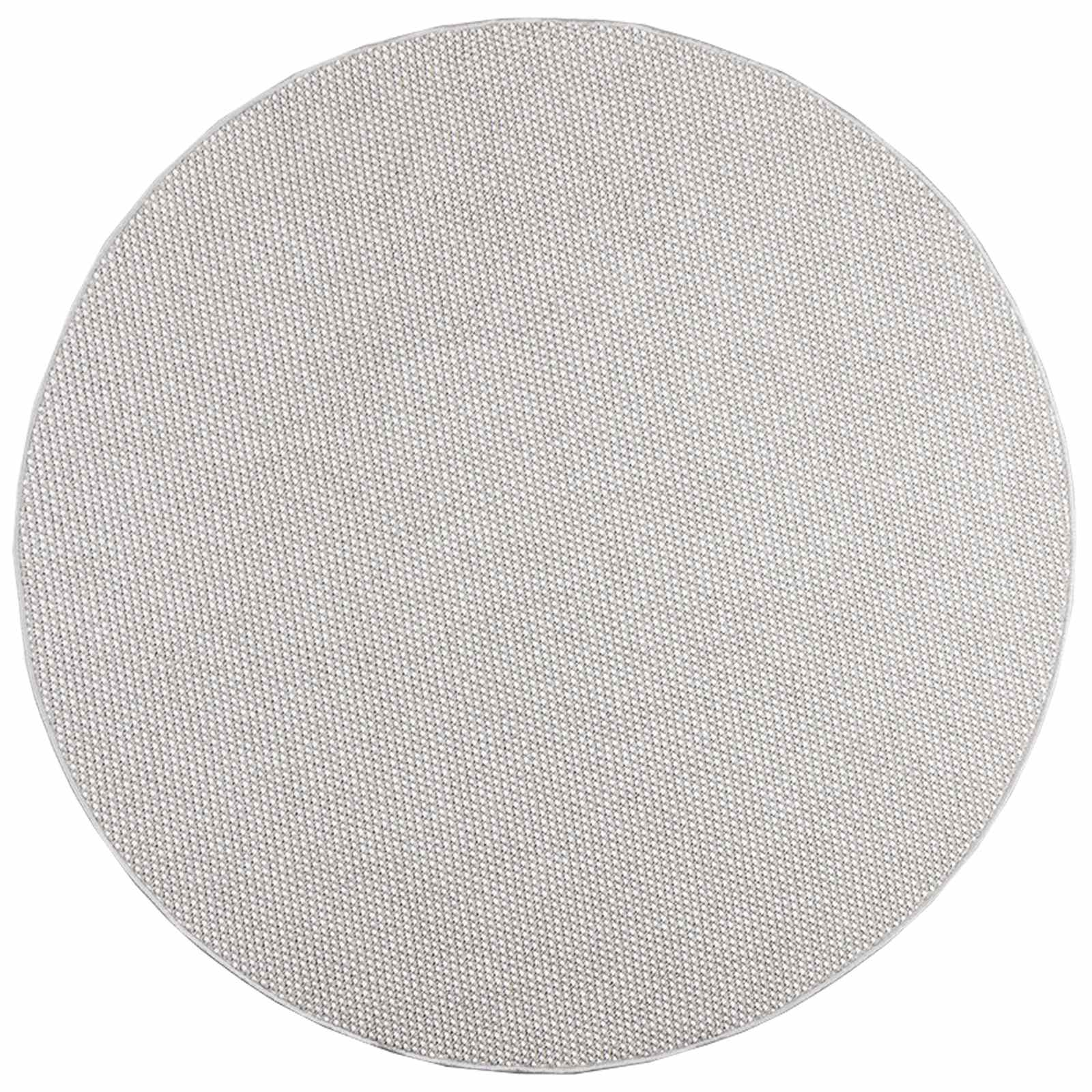 Vidaxl Teppiche rund Huarte Creme und Grau ø 120 cm Polyester
