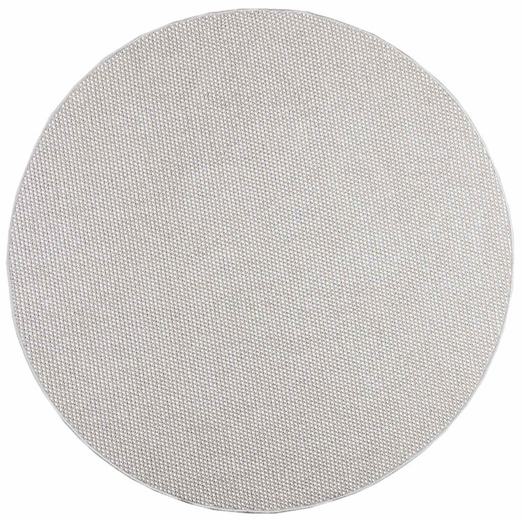 Vidaxl Teppiche rund Huarte Creme und Grau ø 120 cm Polyester