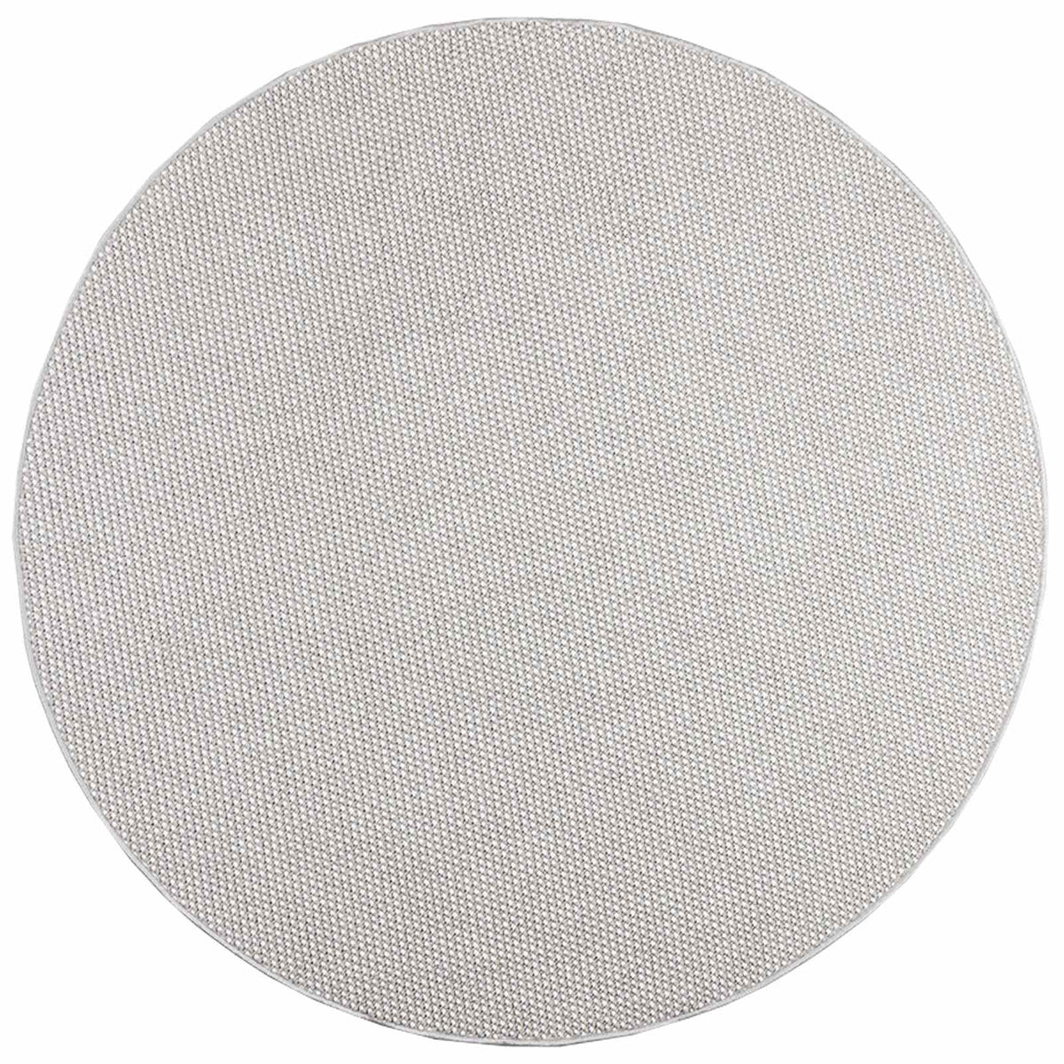 Vidaxl Teppiche rund Huarte Creme und Grau ø 200 cm Polyester