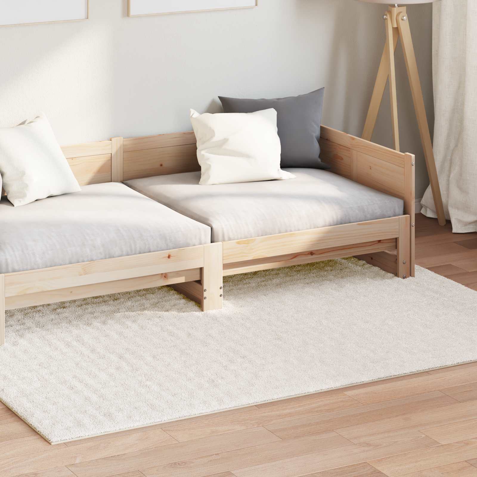 Vidaxx rechteckige Teppiche Huarte Creme 230 x 160 cm Polyester