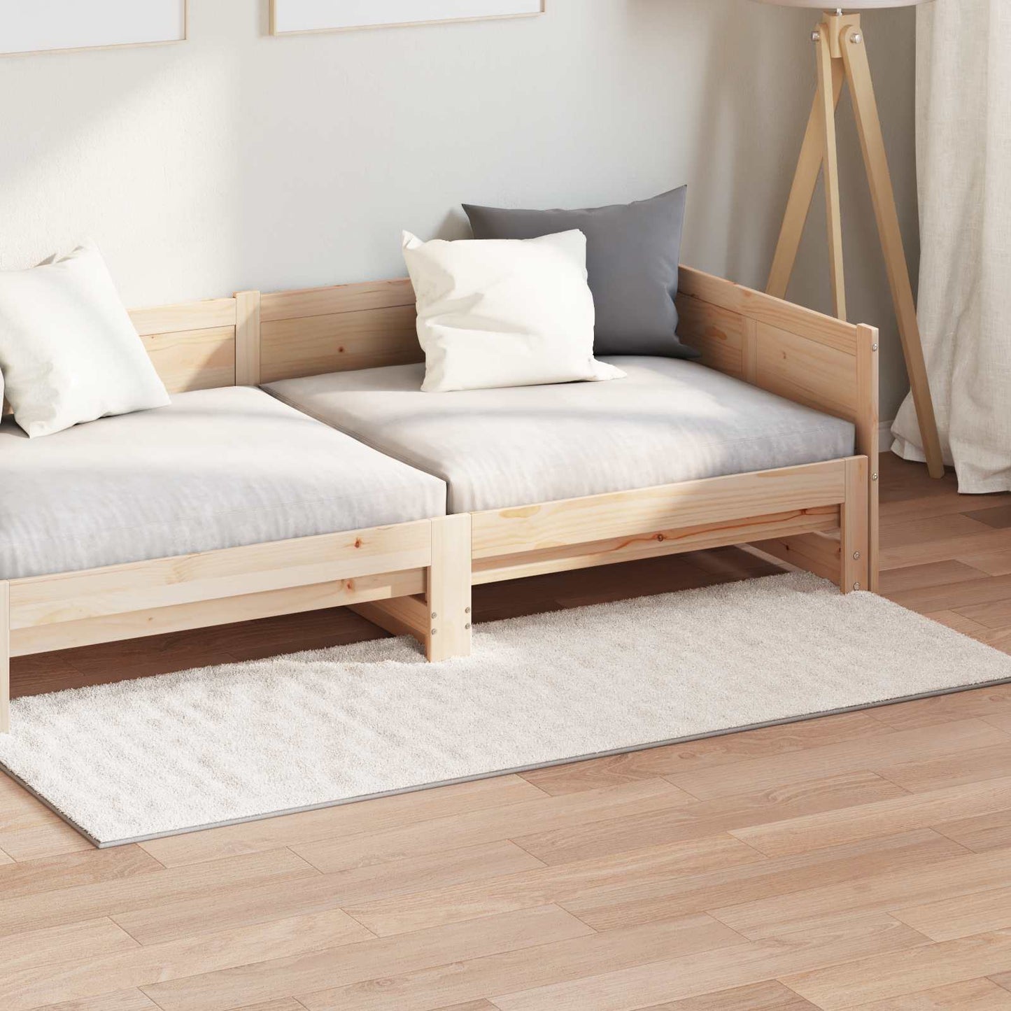 Vidaxx Teppiche rechteckig Huarte Beige 200 x 80 cm Polyester
