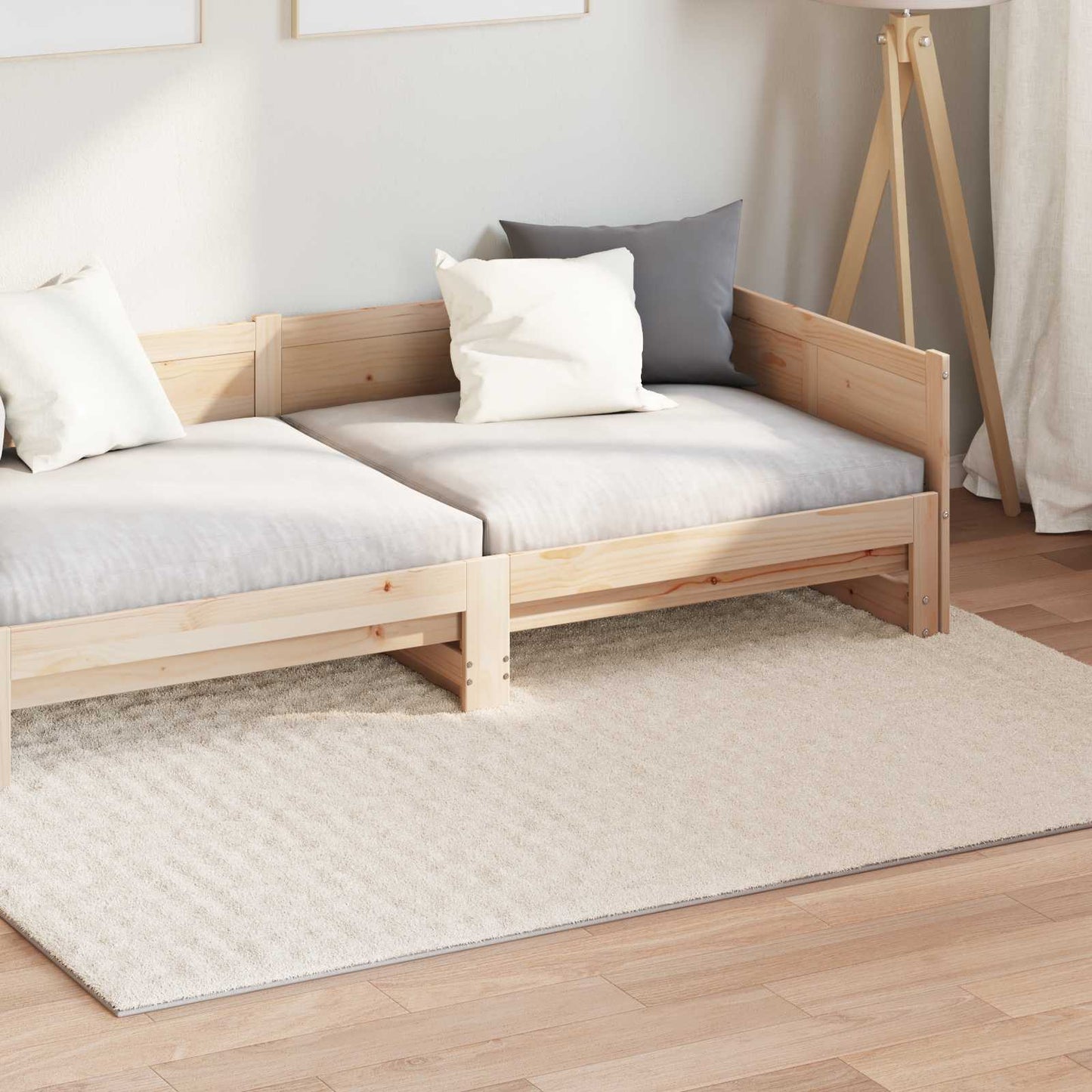 Vidaxx Teppiche rechteckig Huarte Beige 170 x 120 cm Polyester
