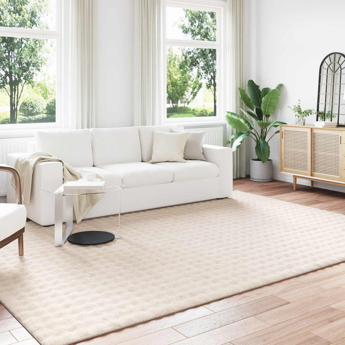 Vidaxx Teppiche rechteckig Huarte Beige 280 x 200 cm Polyester
