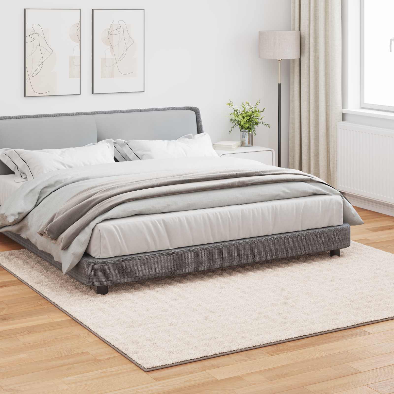 Vidaxx Teppiche quadratisch huarte beige 240 x 240 cm Polyester