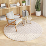 VidaXL Teppiche rund Huarte Beige ø 120 cm Polyester - afbeelding 3