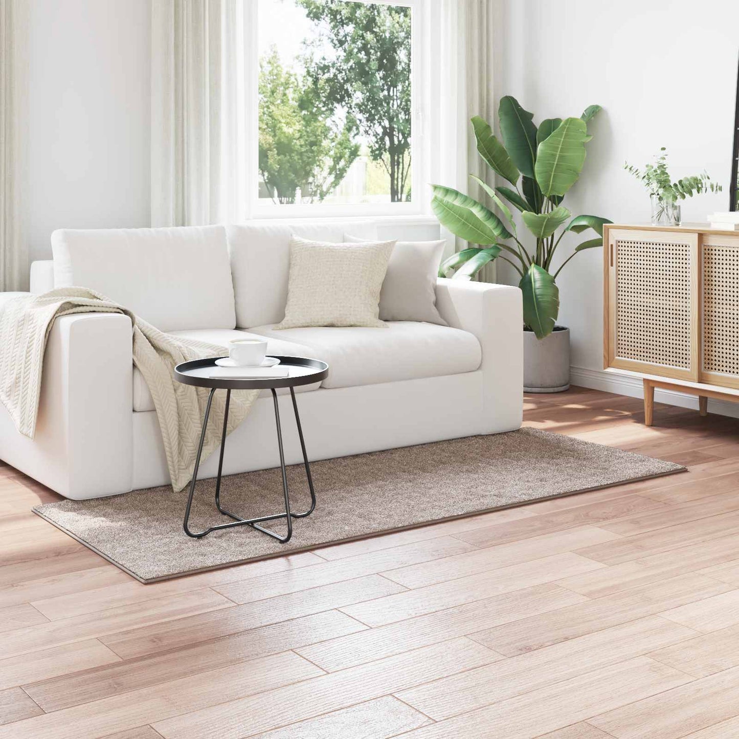 Vidaxx Teppiche rechteckig Huarte Sand 150 x 80 cm Polyester