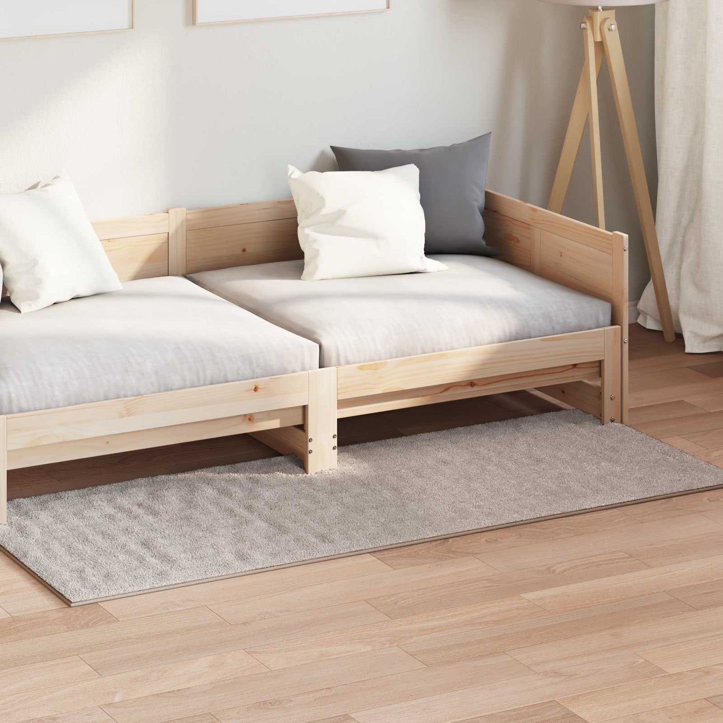 Vidaxx Teppiche rechteckig Huarte Sand 150 x 80 cm Polyester