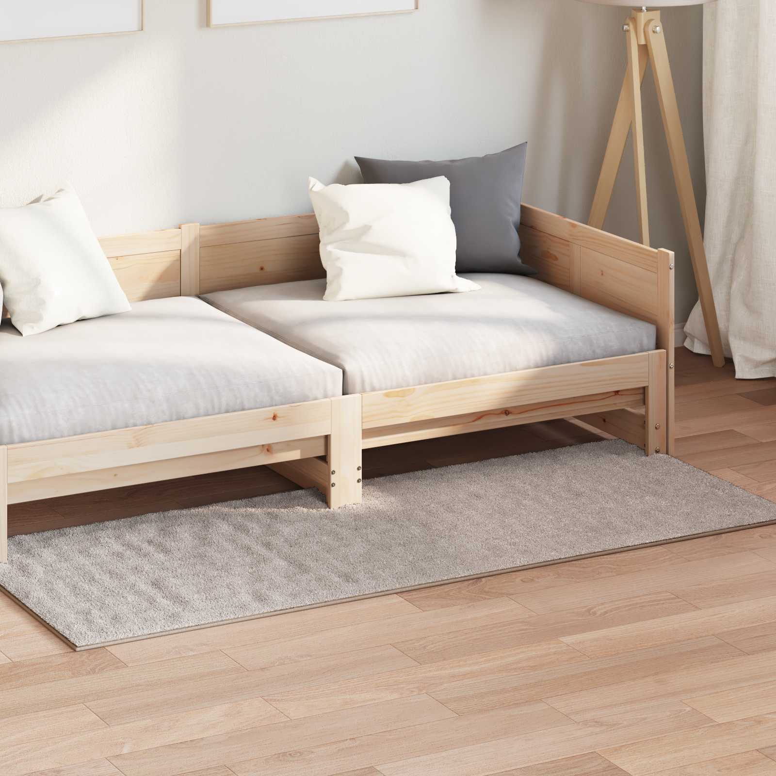 Vidaxx Teppiche rechteckig Huarte Sand 150 x 80 cm Polyester